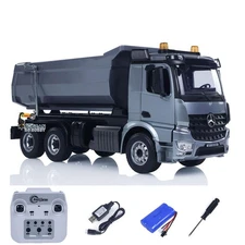DoubleE 1:20 Metal RC Dump Truck E590 003 6WD Electric Lifting Tipper RTR Sound