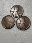 1912-D, 1913-D, 1915-P Lincoln Cents G to VG Condition SKU#38620