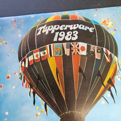 Vintage 1983 Tupperware Calendar A Colorful World, VTG Tupperware Product Photos