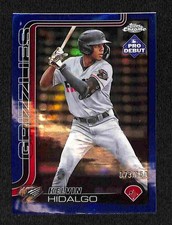 2025 Topps Pro Debut Kelvin Hidalgo /150 Blue Chrome Refractor #PDC-46 Grizzlies