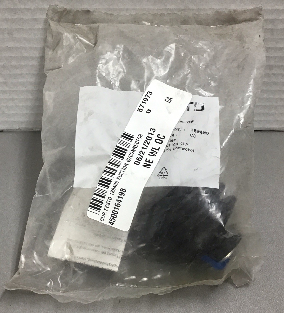 Festo Vacuum Suction Cup 189406 ESS-50-CN (b583)