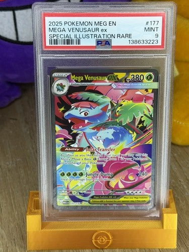 2025 POKEMON MEGA EVOLUTION SPECIAL ILLUSTRATION RARE MEGA VENUSAUR EX PSA 9
