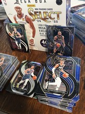 2024-25 Select Premier Level Lot (128 Cards) Blue Cracked Ice - Prizm - Base