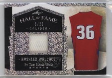 2022 Leaf ITG Used Sports Silver Pattern /25 Rasheed Wallace #HC-17 1q2