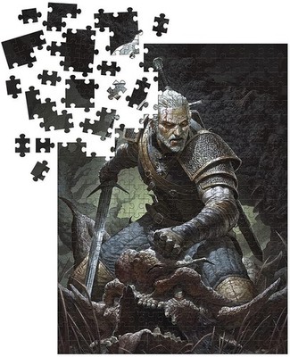 The Witcher 3 Geralt Trophäe 1000 Teile Puzzle Dark Horse Deluxe