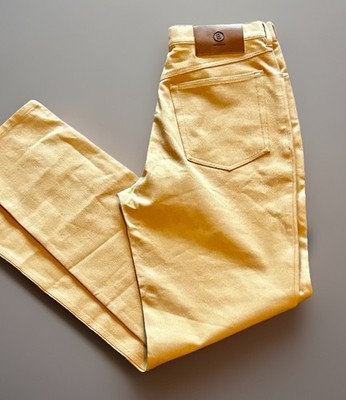 Bogner New Khaki Five Pocket Jeans High Rise Straight Leg 6T Refined Bottoms