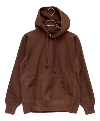 AURALEE SUPER MILLED SWEAT P/O PARKA Size: 3 Brown A20APO1SM Men