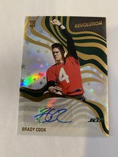2025 Panini Revolution Brady Cook Astro Parallel Rookie Autograph Auto RC JETS