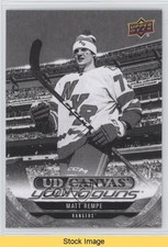 2024 Upper Deck Series 1 UD Canvas Young Guns Black & White Matt Rempe READ 0c64