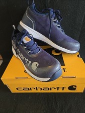 Carhartt Men 10.5 FORCE NANO 3" EH Safety Toe Work Shoes FA3401-M NEW NAVY