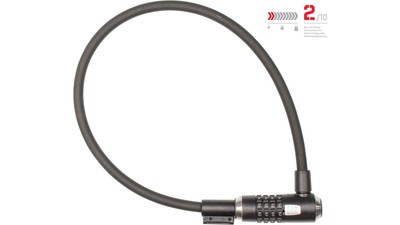 Kryptonite Kryptoflex  1265 Combo Kabelschloss (65cm) - schwarz