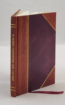 En isländsk svartkonstbok från 1500-talet. Utg. med översätt [Leather Bound]