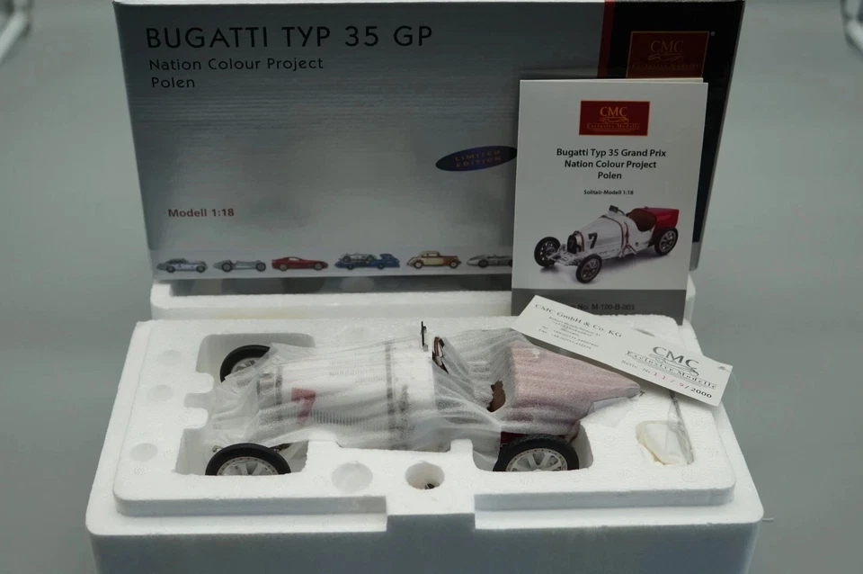 CMC - M--100-B-003 Bugatti Typ 35 Grand Prix Polen - Immagine 4 di 4