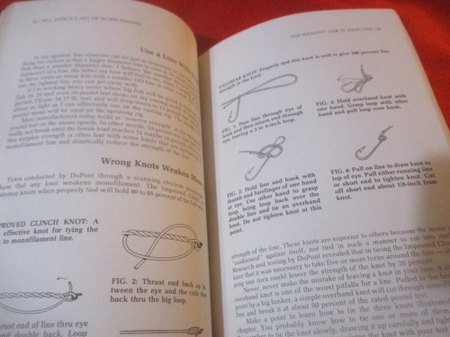 Da ist er! Bill Dance’s Book On The Art Of Worm Fishing First Printing 1973 - Bild 6 von 7