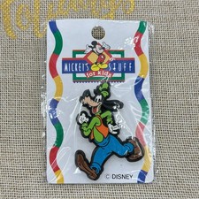 Disney JAPAN Pin Mickey Stuff For Kids Rubber Goofy Retro