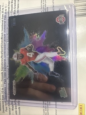 2025 Panini Prizm Draft Picks - Black Color Blast Jeremiah Smith #1 (RC)