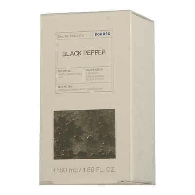 Korres Black Pepper - EDT Eau de Toilette Spray 50ml