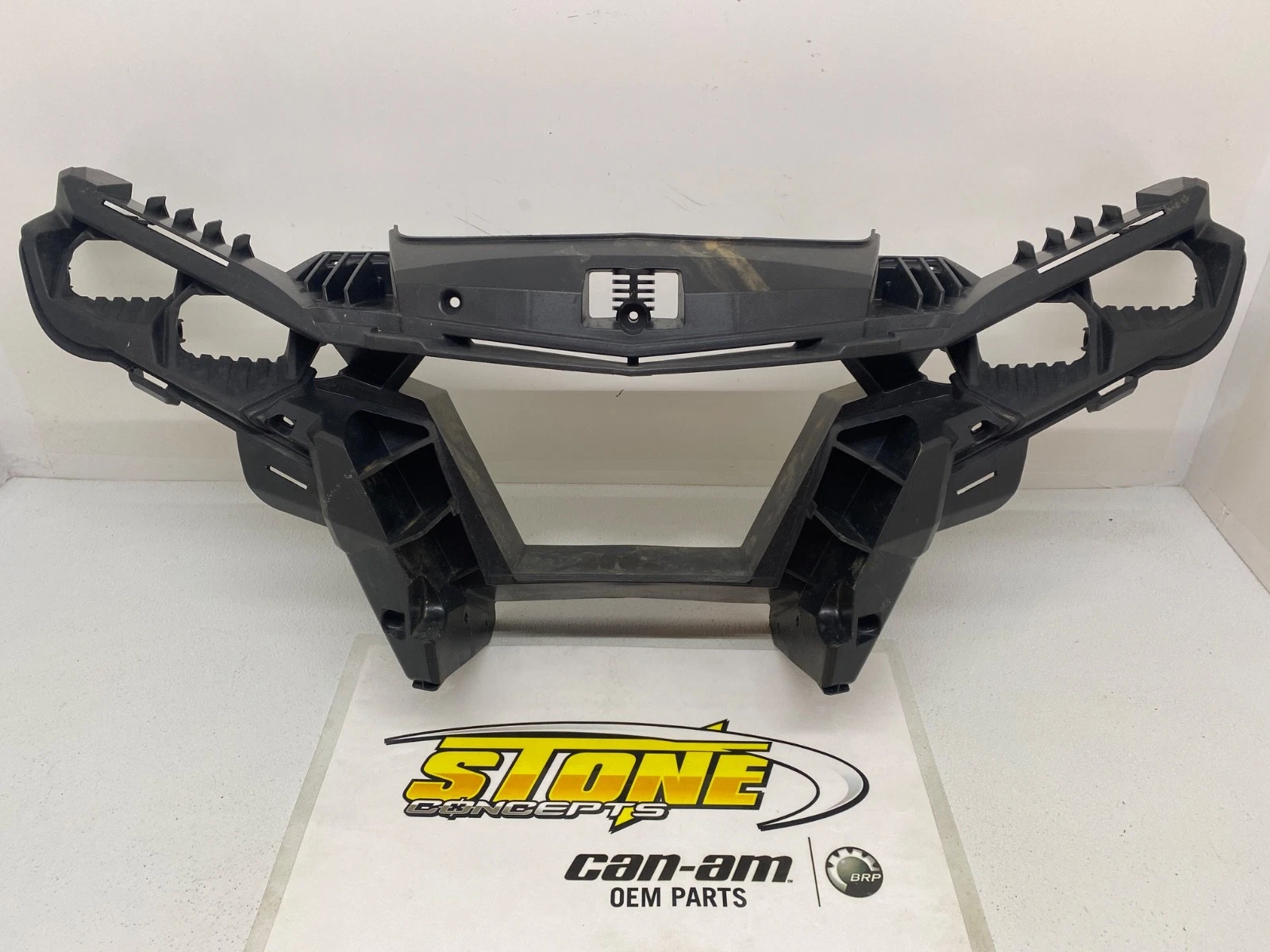 Can Am Outlander Welded Front Bumper Inner Support Structure Winch Plate Frame