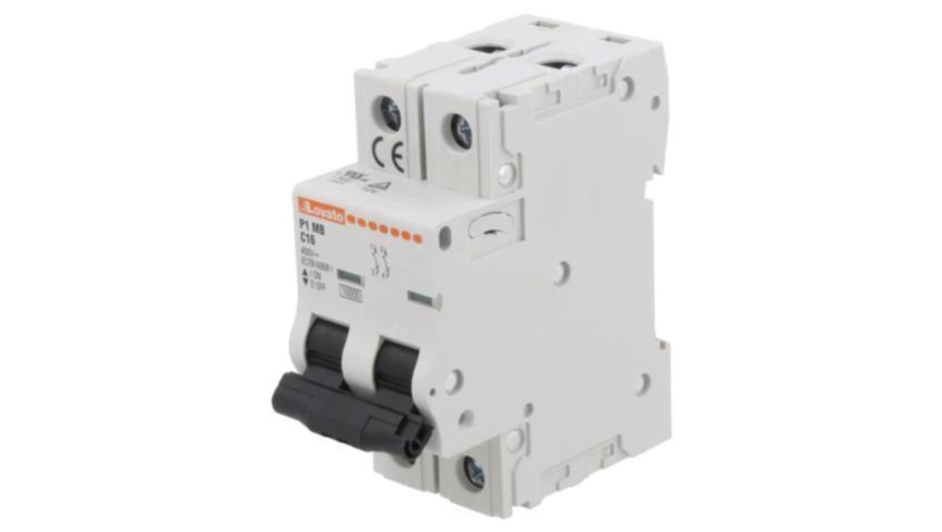 Overcurrent Switch, 230/400VAC, Rated Current: P1MB2PC16