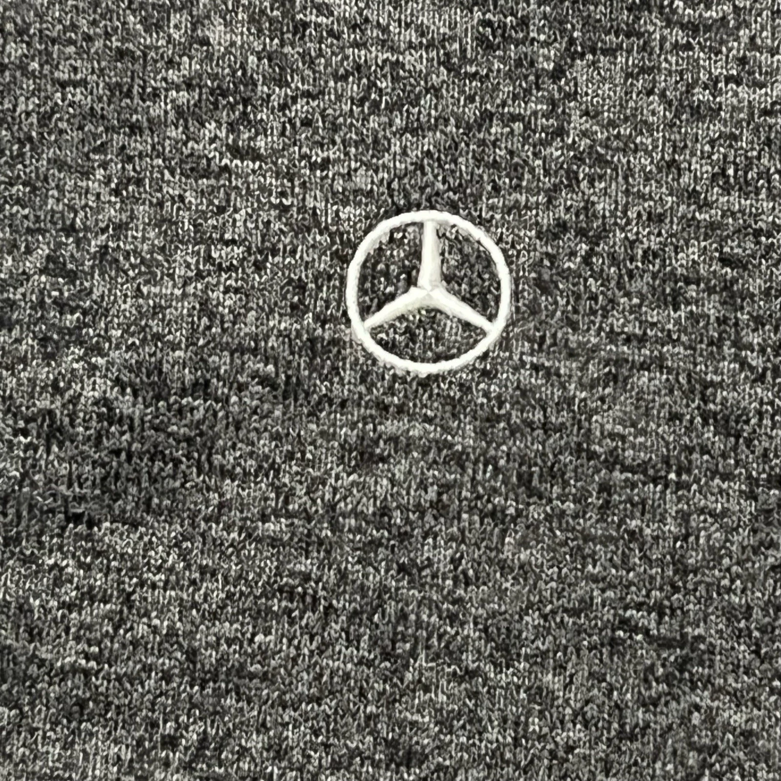 Mercedes-Benz Racing Fleece Jacket Mens XL Gray Embroidered Logo Full Zip R1 - product detail image 8