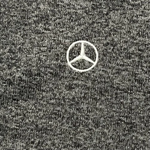 Mercedes-Benz Racing Fleece Jacket Mens XL Gray Embroidered Logo Full Zip R1 image 8