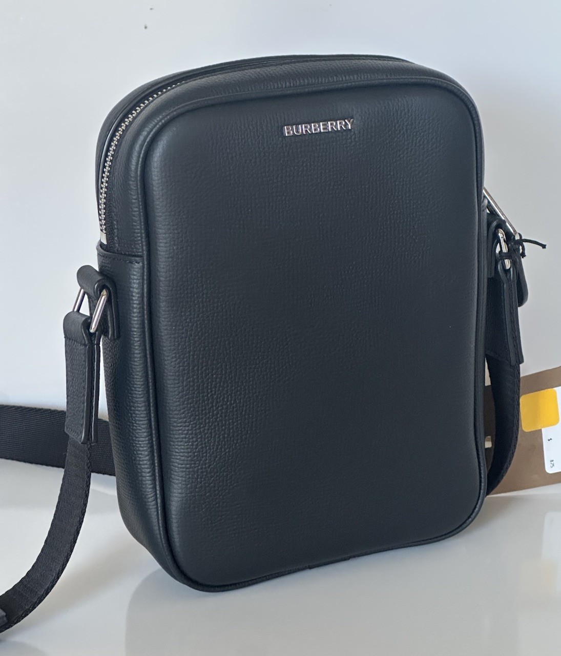 Burberry Men's Paddy Leather Crossbody Bag Dark Navy 80846161 Italy NWT