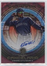 2022 Bowman Inception Prospect Fuchsia Foil 46/75 Wilmin Candelario Auto 2f9