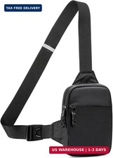 Mini Sling Bag for Men Crossbody,Small Chest Bag Casual Trendy Waterproof Lightw