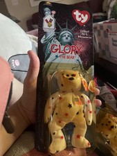 1999 ty Beanie Babies McDonalds promotion Glory the Bear representing USA 