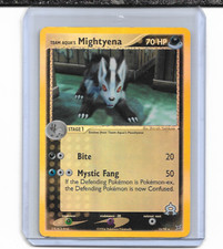 Pokemon Team Magma vs Team Aqua Team Aqua's Mightyena Reverse Holo Rare #15/95 on eBay
