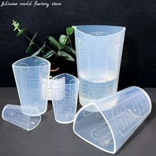 1 pc Silicone Measuring Cup 100-1000ML Resin Mixing Graduated Tool