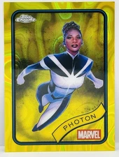 2025 Topps Chrome Marvel Photon Yellow Lava #24