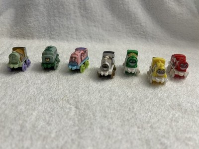 Thomas & Friends Mini Train Engines assorted lot of 7 Spongebob , Power Rangers