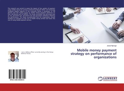 Jesee Njoroge | Mobile money payment strategy on performance of organizations