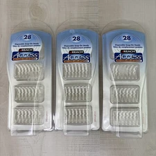 Reach Access Daily Flosser 28 Disposable Snap-On Floss Heads 3 Packs New Sealed