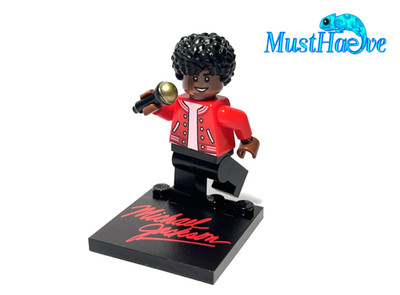 LEGO  Michael Jackson Minifigur / EXKLUSIV / King of Pop / MOC Michael Film NEU