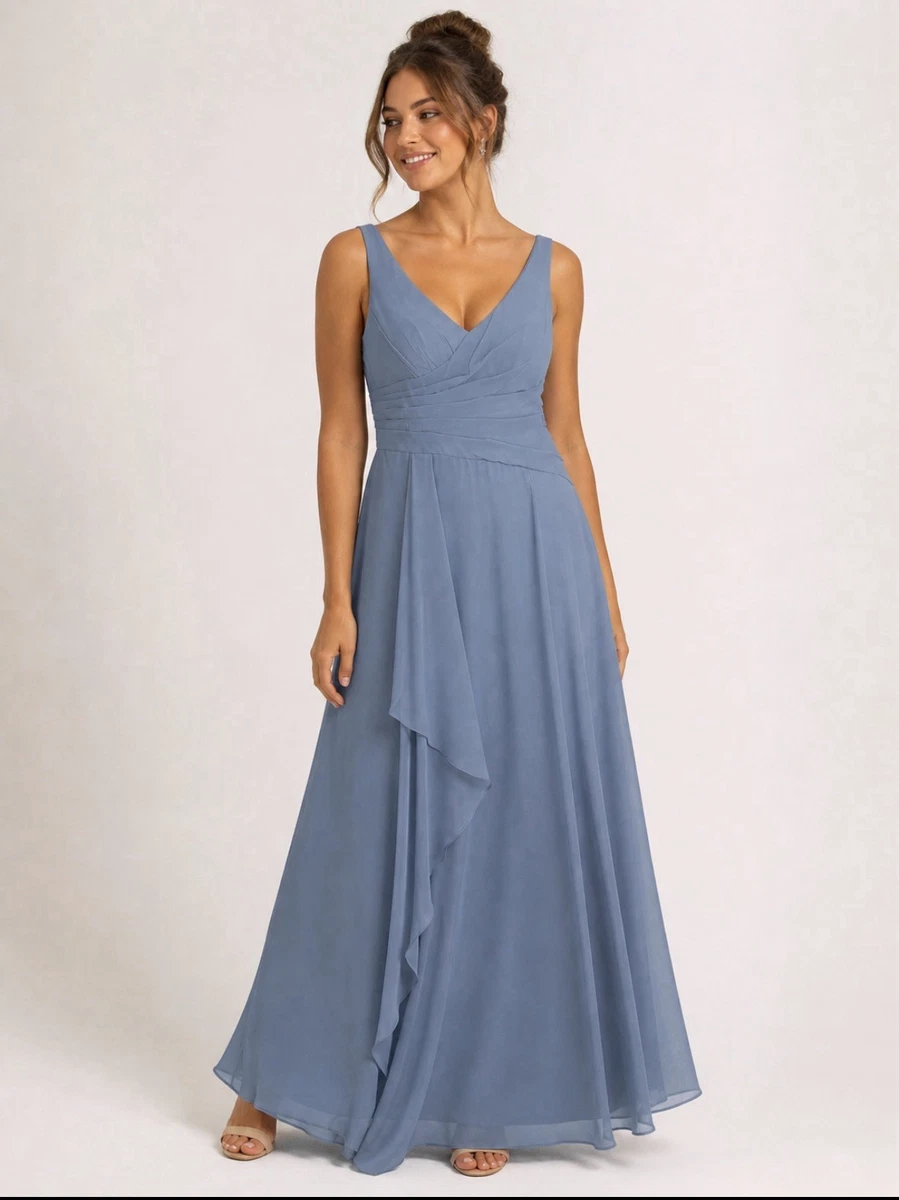 light blue bridesmaid dress products for sale | eBay