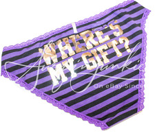 Victoria's Secret Vintage Panties Small Extra Low Rise Bikini Where's My Gift 