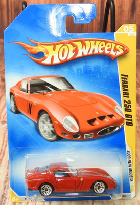 Hot Wheels red Ferrari 250 GTO NEW 05 42 2009 NEW MODELS 005/100