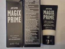 (2) Avon Magix Prime Face Perfectors SPF 20 Sunscreen 1 fl oz  Discontinued 