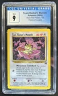 1999 Pokemon Wizards Black Star Promos Team Rocket's Meowth #18 CGC 9 MINT