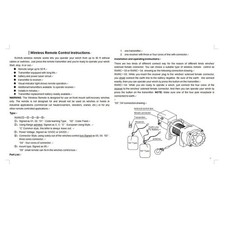 Kit Telecomando Argano Wireless 12V 24V con Telecomando Singolo e Indicatore LED