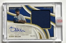 2023 Immaculate Bobby Miller Jumbo Jacket RC Auto /99 Rookie Autograph Dodgers