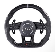 Audi RS Forged Carbon Fiber Steering Wheel - RS3 RS5 RS6 Performance Style