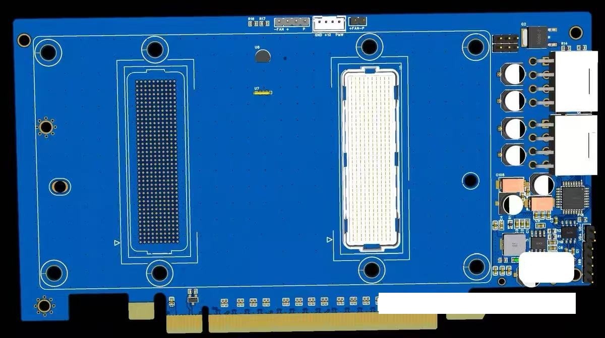 Tesla P100 16GB SXM2 PCIe変換 RTX4090ヒートシ SXM2 To PCIE Adapter Board Supports Nvidia Tesla P100 V100 16GB