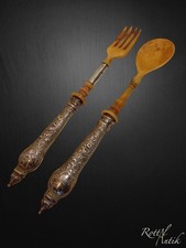26826 Antikes Salatbesteck / Vorlegebesteck &ndash; Historismus um 1890