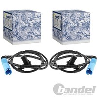 2X Vemo ABS-SENSOR Raddrehzal Hinten Passend FüR BMW Z4