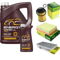 Mann Inspektionspaket 6L Mannol Energy 5W-30 FüR Mercedes W169 A 150 W245 B 170