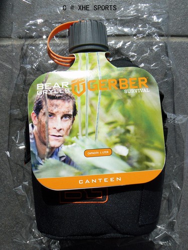 Genuine Gerber Bear Grylls Survival Military Canteen BPA free water bottle 1062  - Picture 4 of 6
