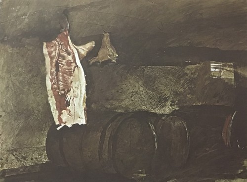 Andrew Wyeth Cider And Pork Custom Framed Print - Picture 2 of 2